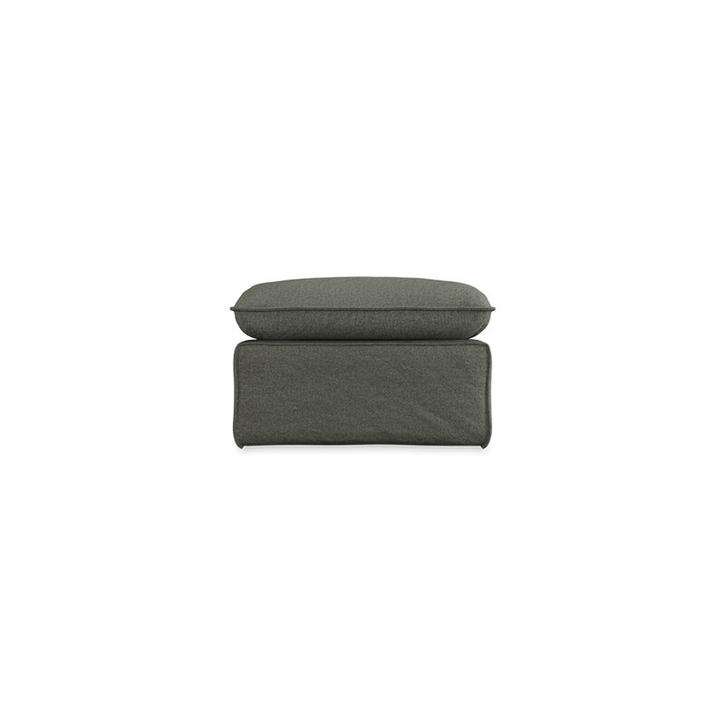 HKLIVING-collectie Nomad bank: hocker, wander, army green