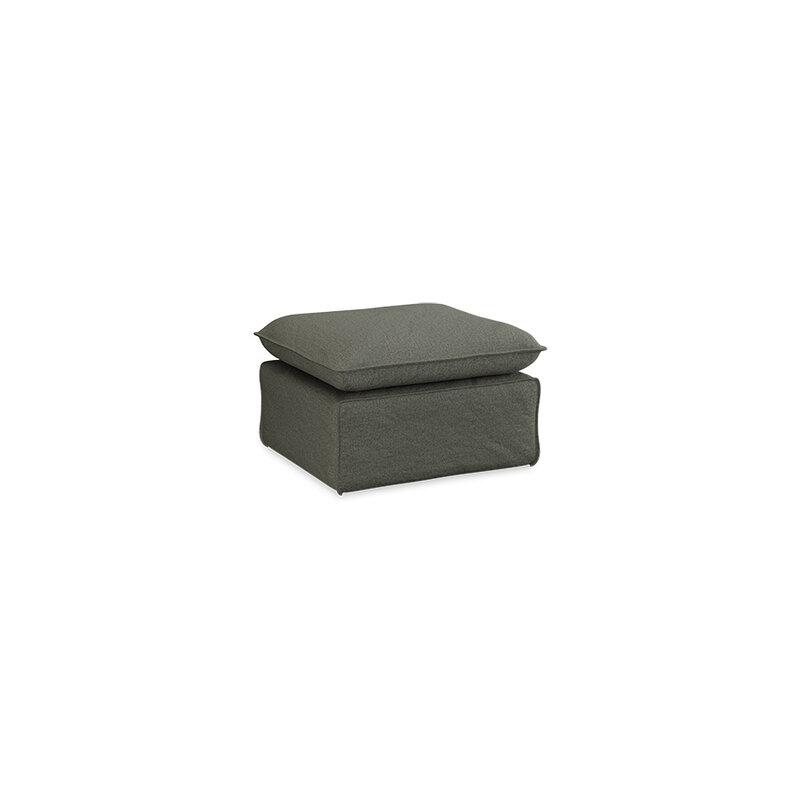 HKLIVING-collectie Nomad couch: hocker, wander, army green