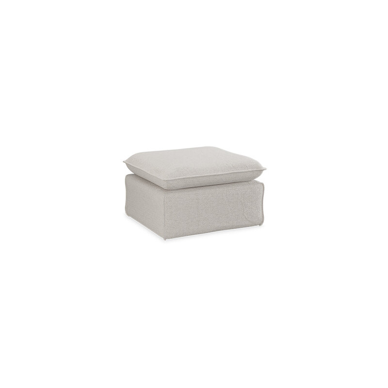 HKLIVING-collectie Nomad bank: hocker, cosy, beige