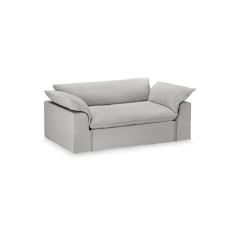 HKLIVING-collectie Nomad bank: 204cm, corduroy rib, cream