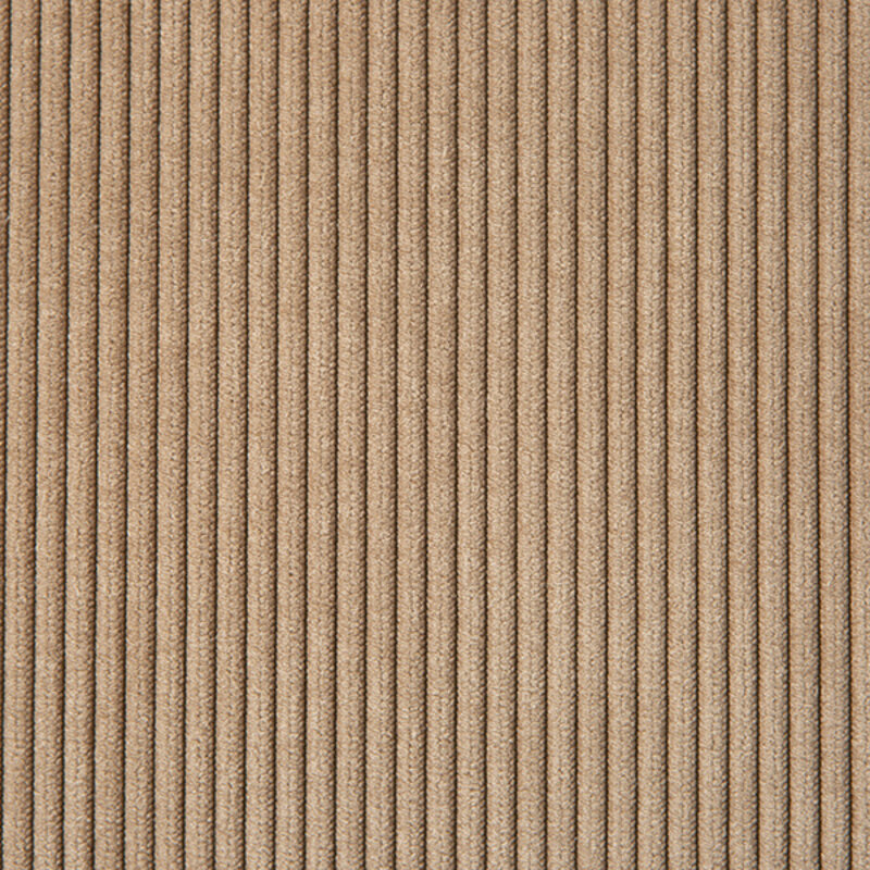 HKLIVING-collectie Nomad bank: hocker, corduroy rib, bruin