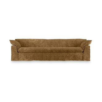 HKLIVING Nomad bank: 305cm, corduroy velvet, aged gold