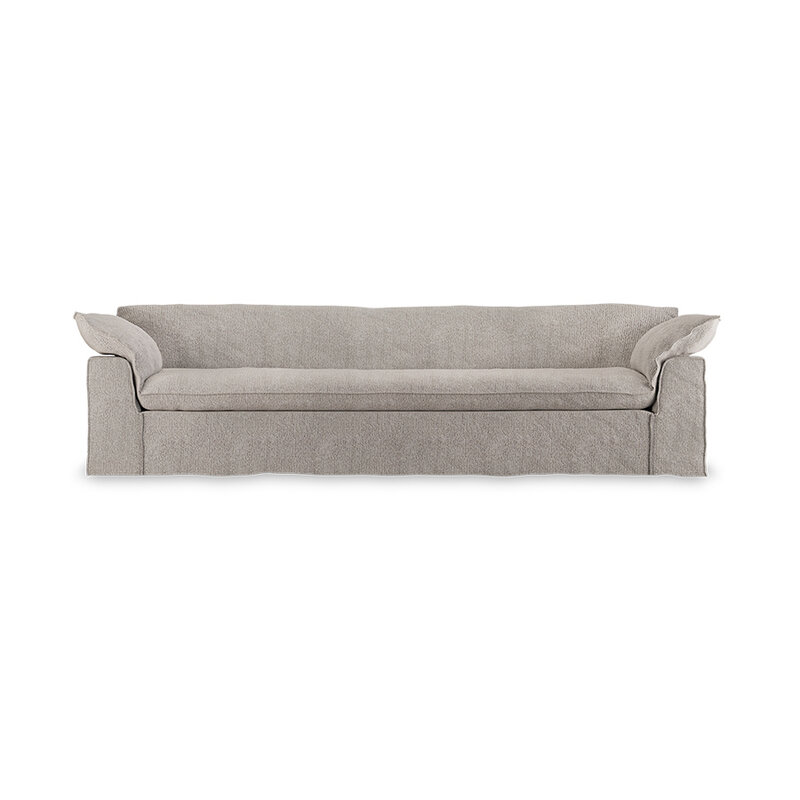 HKLIVING-collectie Nomad bank: 305cm, sneak, light grey