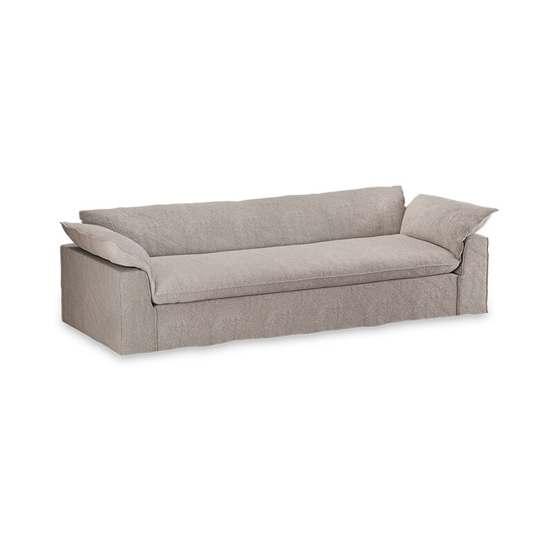 HKLIVING-collectie Nomad bank: 305cm, sneak, light grey