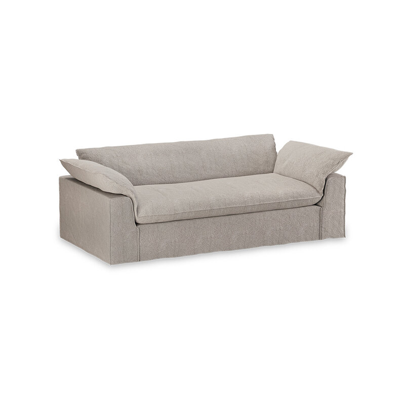 HKLIVING-collectie Nomad bank: 244cm, sneak, light grey