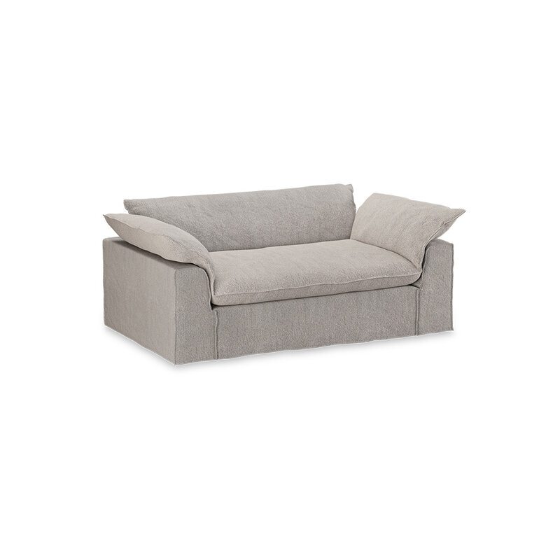 HKLIVING-collectie Nomad bank: 204cm, sneak, light grey