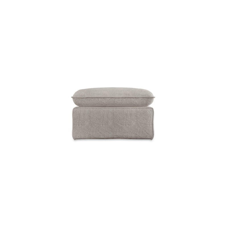 HKLIVING-collectie Nomad bank: hocker, sneak, light grey
