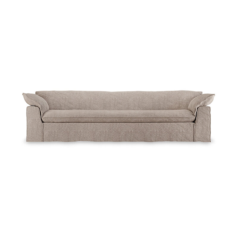 HKLIVING-collectie Nomad bank: 305cm, sneak, beige