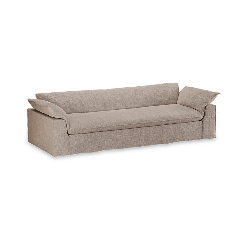 HKLIVING-collectie Nomad bank: 305cm, sneak, beige