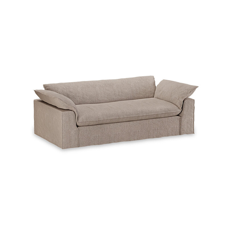 HKLIVING-collectie Nomad bank: 244cm, sneak, beige