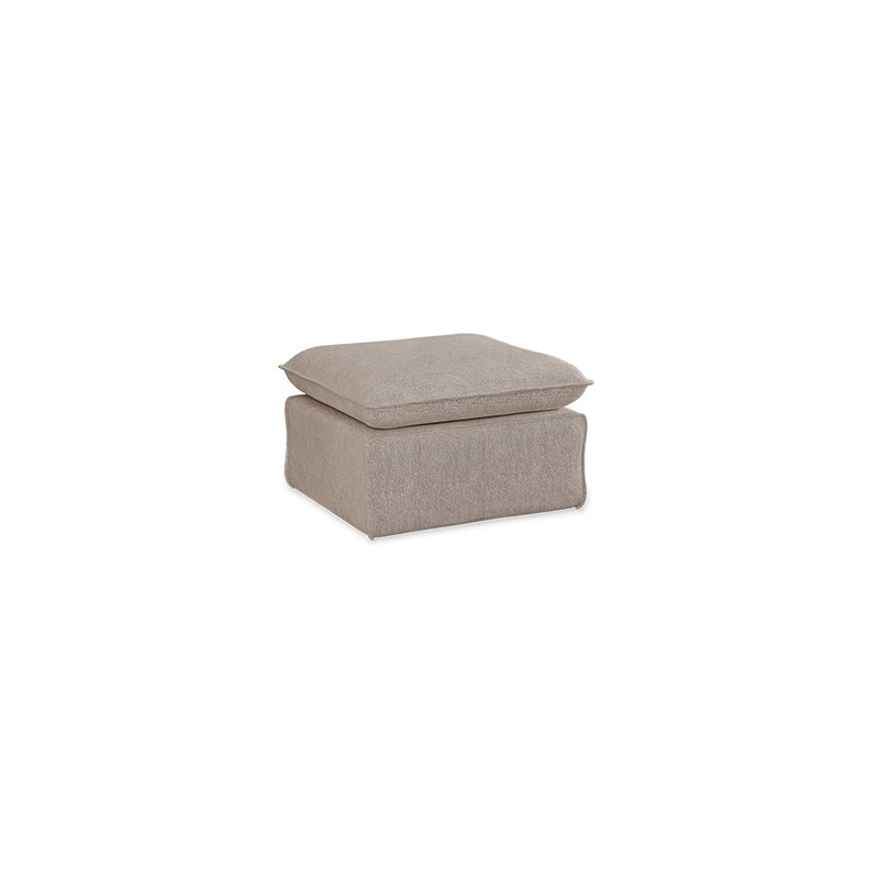 HKLIVING-collectie Nomad bank: hocker, sneak, beige