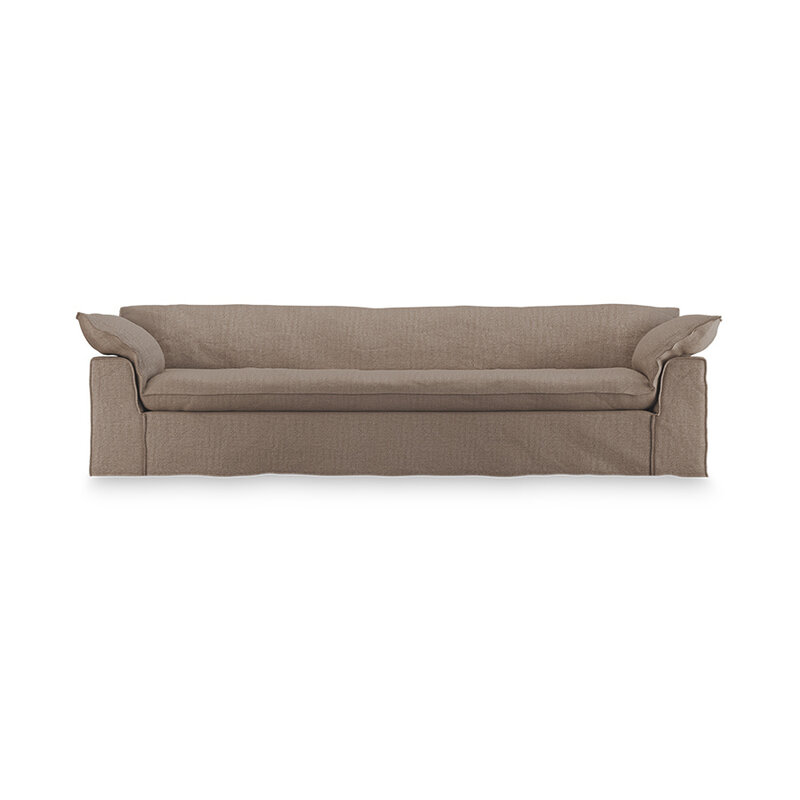 HKLIVING-collectie Nomad bank: 305cm, pure, earth