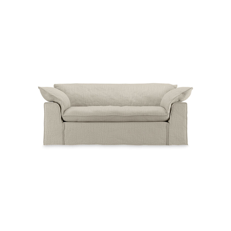 HKLIVING-collectie Nomad bank: 204cm, pure, ivory