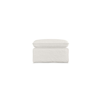 HKLIVING Nomad bank: hocker, boucle, cream