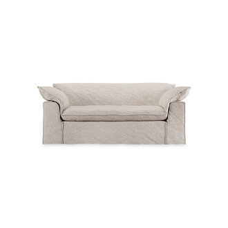 HKLIVING Nomad bank: 204cm, boucle, taupe
