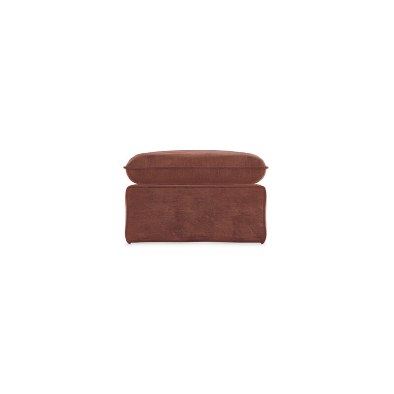 HKLIVING-collectie Nomad bank: hocker, royal velvet, magnolia