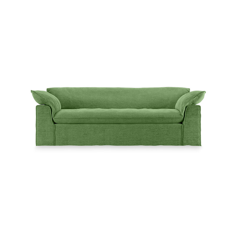 HKLIVING-collectie Nomad bank: 244cm, royal velvet, green