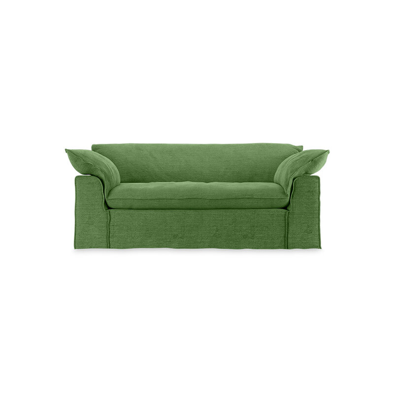 HKLIVING-collectie Nomad bank: 204cm, royal velvet, green