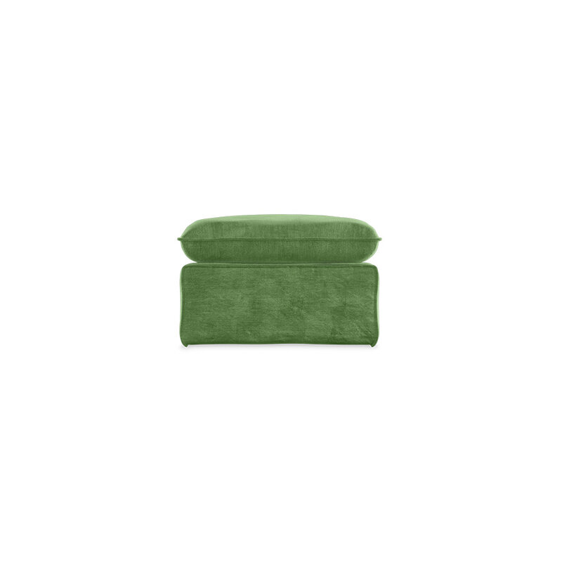 HKLIVING-collectie Nomad bank: hocker, royal velvet, green