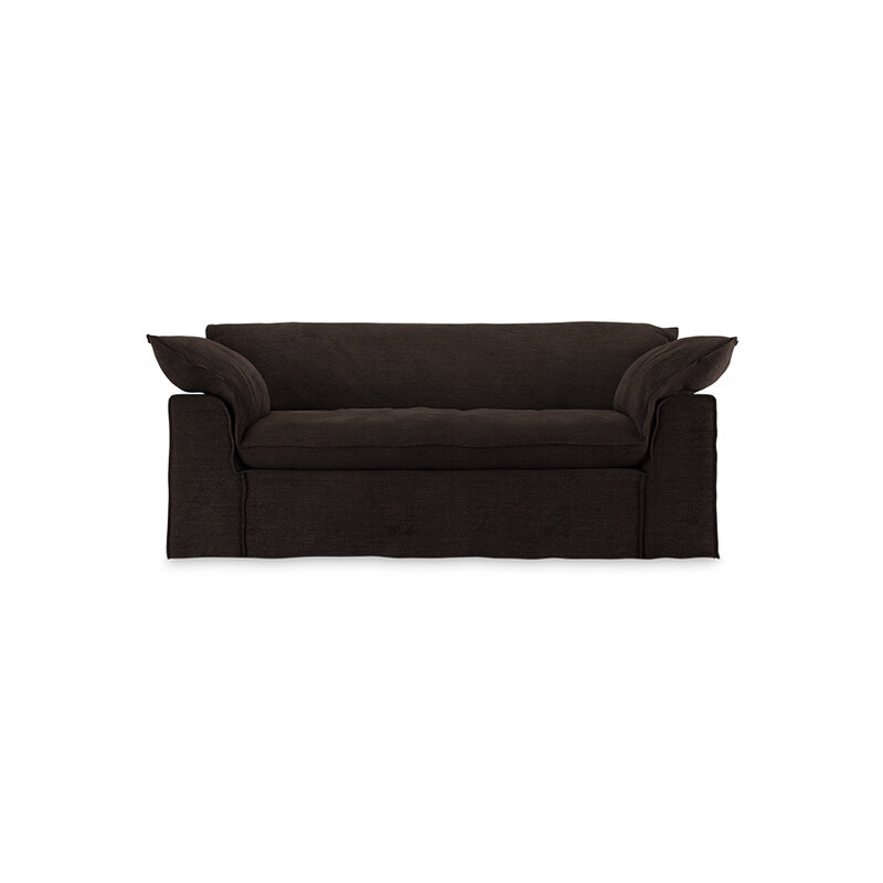 HKLIVING-collectie Nomad bank: 204cm, royal velvet, espresso