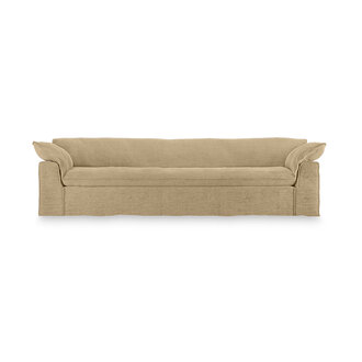 HKLIVING Nomad couch: 305cm, royal velvet, cream