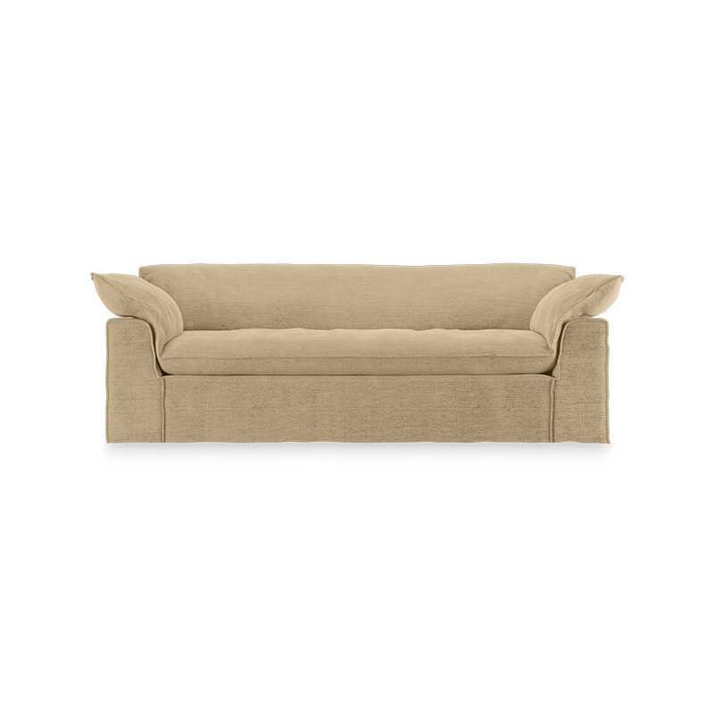 HKLIVING-collectie Nomad bank: 244cm, royal velvet, cream