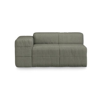 HKLIVING Brut sofa: element links, linnen, army green HKLIVING Brut sofa: element links, linnen, army green