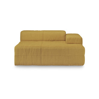 HKLIVING Brut sofa: element rechts divan, linnen, burnt ochre HKLIVING Brut sofa: element rechts divan, linnen, burnt ochre