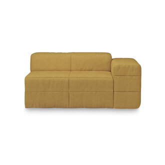 HKLIVING Brut sofa: element rechts, linnen, burnt ochre HKLIVING Brut sofa: element rechts, linnen, burnt ochre