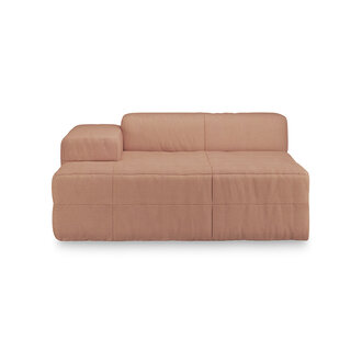 HKLIVING Brut sofa: element links divan, linnen, dusty rose HKLIVING Brut sofa: element links divan, linnen, dusty rose