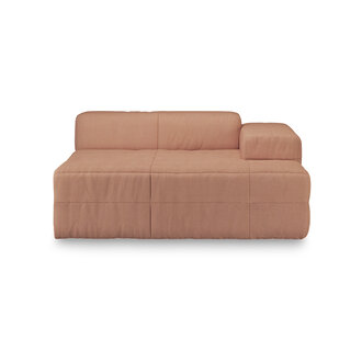 HKLIVING Brut sofa: element rechts divan, linnen, dusty rose HKLIVING Brut sofa: element rechts divan, linnen, dusty rose