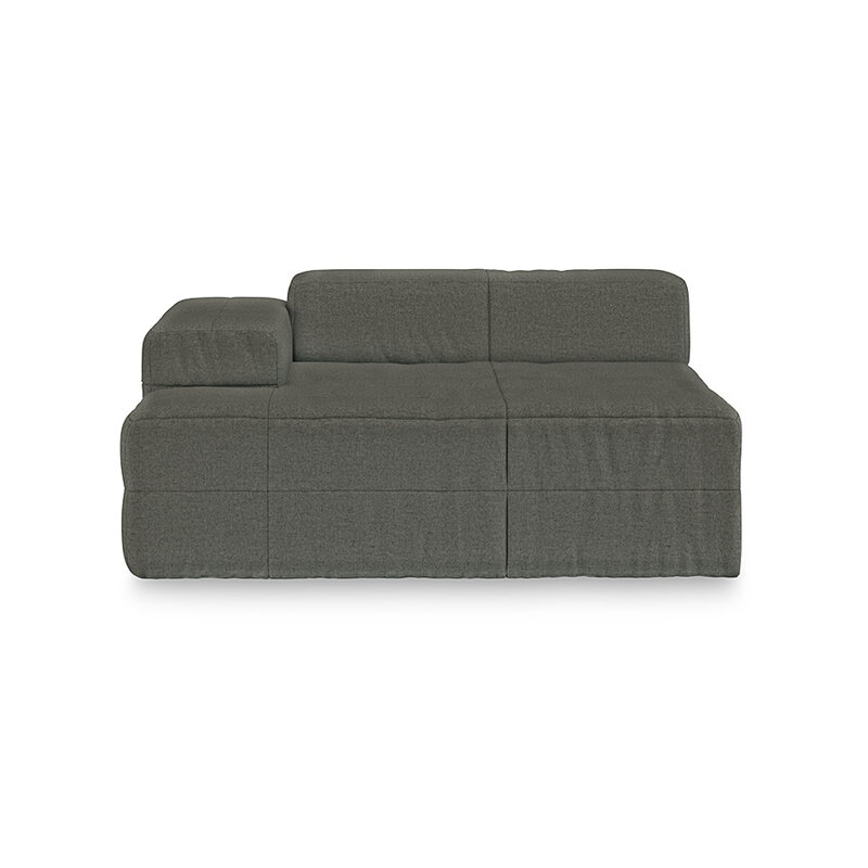 HKLIVING-collectie Brut sofa: element links divan, wander, army green