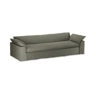 HKLIVING Nomad bank cover: 305cm, linnen, army green