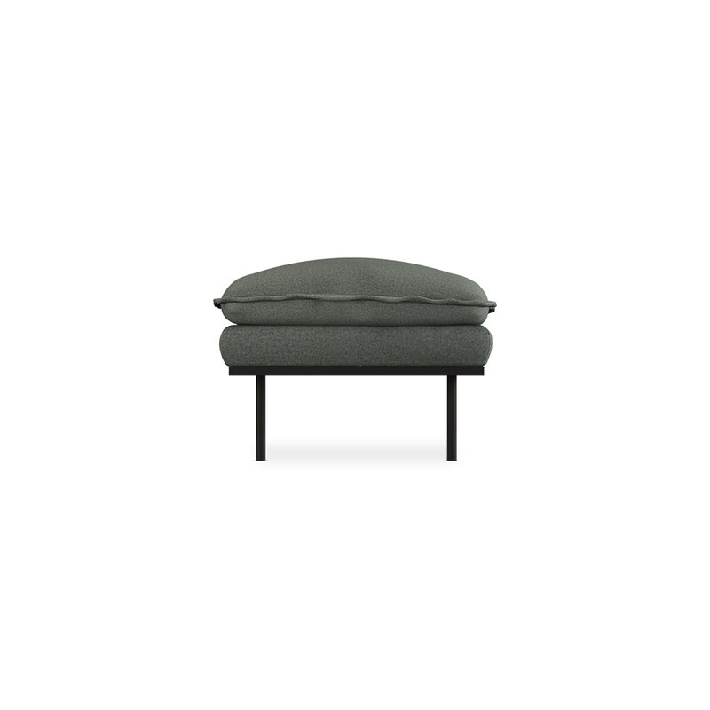 HKLIVING-collectie Retro sofa: hocker, wander, army green