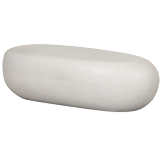 vtwonen Pebble Salontafel Betonlook Wit 28X100X43Cm
