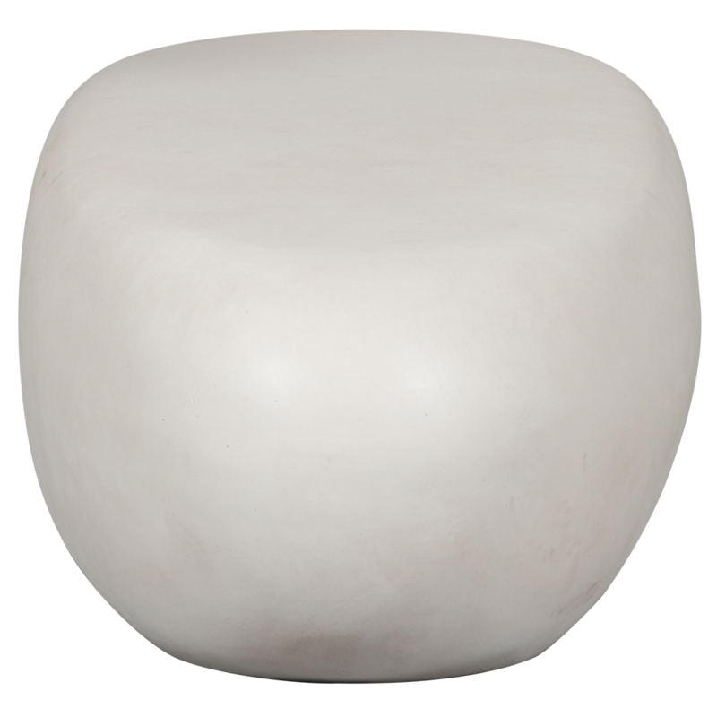 vtwonen-collectie Pebble Salontafel Betonlook Wit 28X100X43Cm