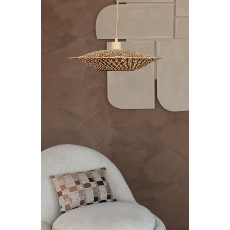 Good&Mojo-collectie Hanglamp Madura - Naturel / bruin- Ø13cm