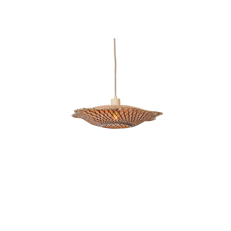 Good&Mojo-collectie Hanglamp Madura - Naturel / bruin- Ø13cm