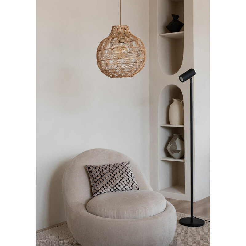 Good&Mojo-collectie Hanglamp Mendoza - Naturel - Ø35cm