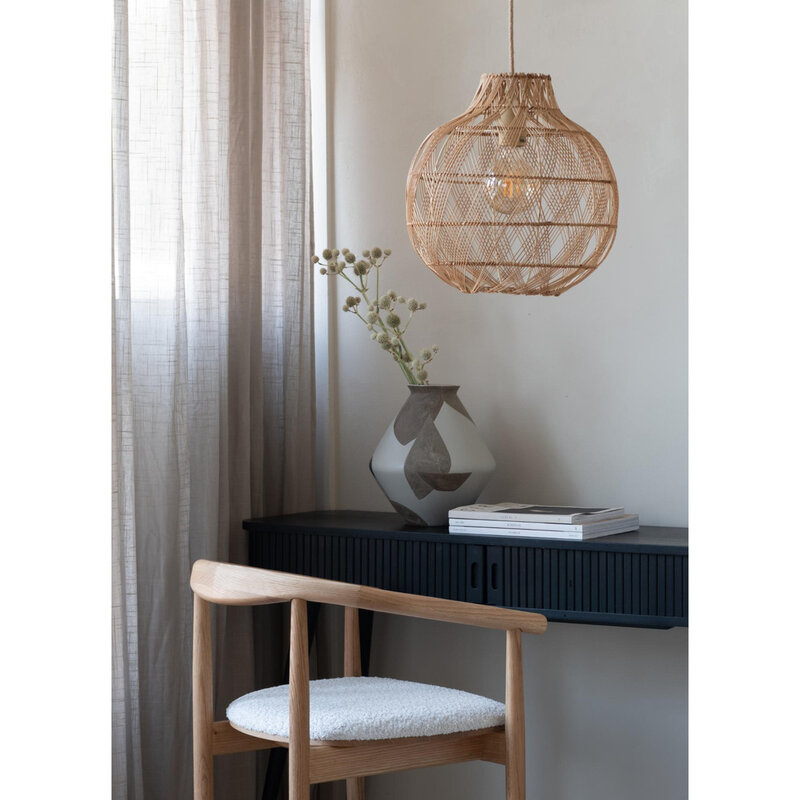 Good&Mojo-collectie Hanglamp Mendoza - Naturel - Ø35cm