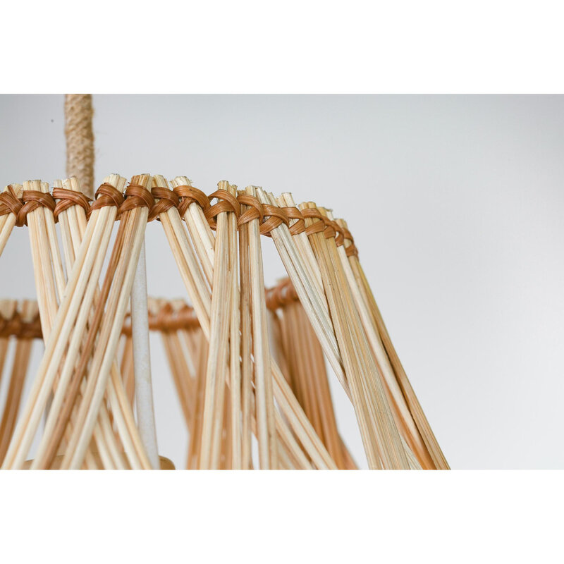 Good&Mojo-collectie Hanglamp Mendoza - Naturel - Ø35cm