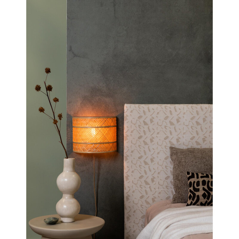 Good&Mojo-collectie Wandlamp Langkawi - Naturel - Ø32cm