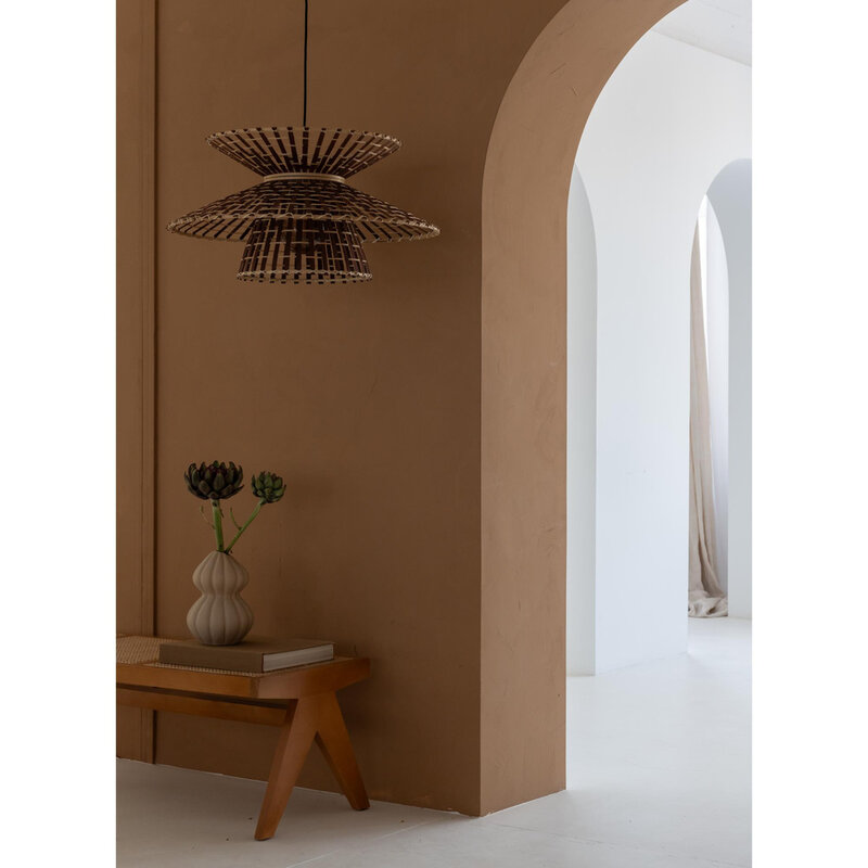 Good&Mojo-collectie Wandlamp Langkawi - Naturel - Ø32cm