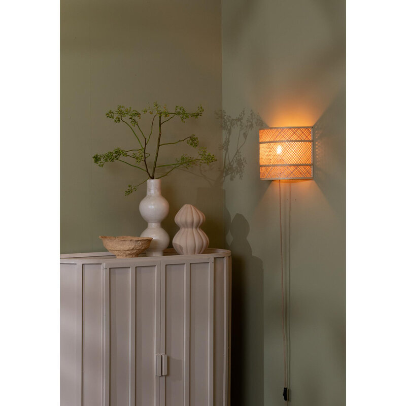Good&Mojo-collectie Wandlamp Langkawi - Naturel - Ø32cm