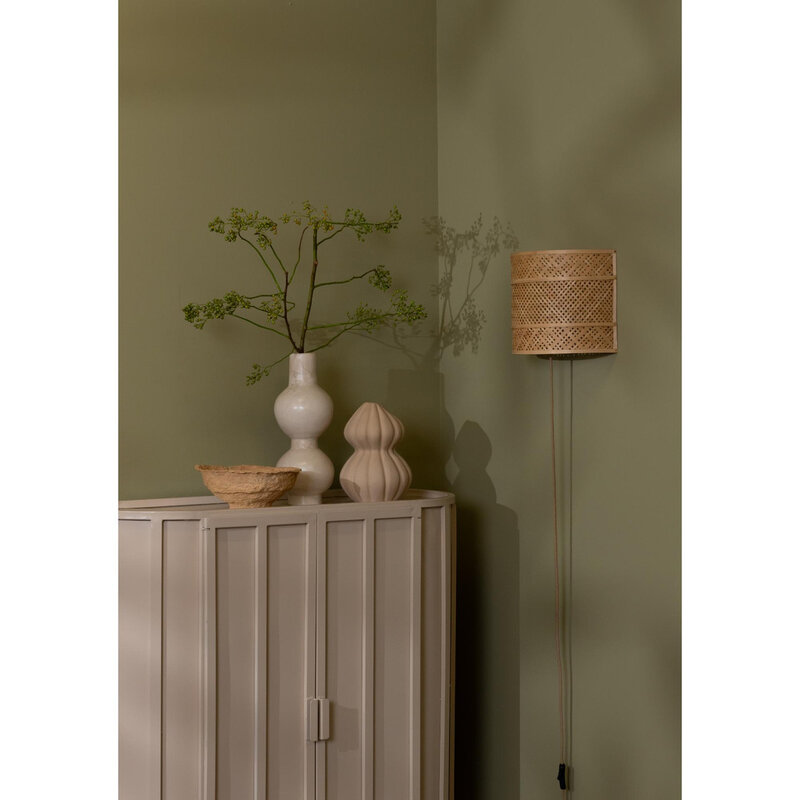 Good&Mojo-collectie Wandlamp Langkawi - Naturel - Ø32cm