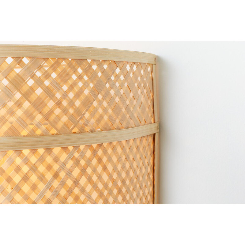 Good&Mojo-collectie Wandlamp Langkawi - Naturel - Ø32cm