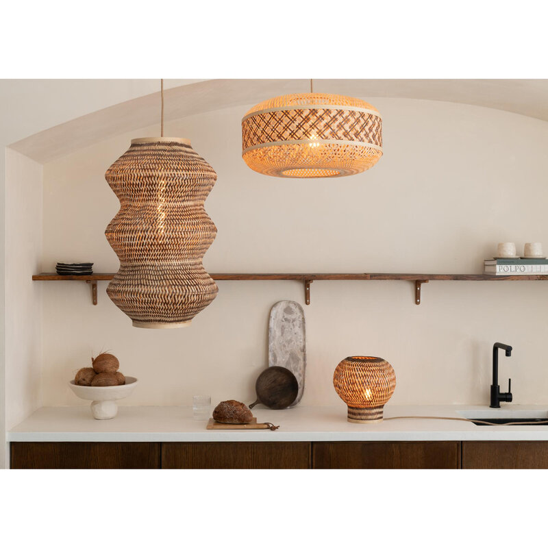 Good&Mojo-collectie Hanglamp Barbados - Naturel - Ø40cm