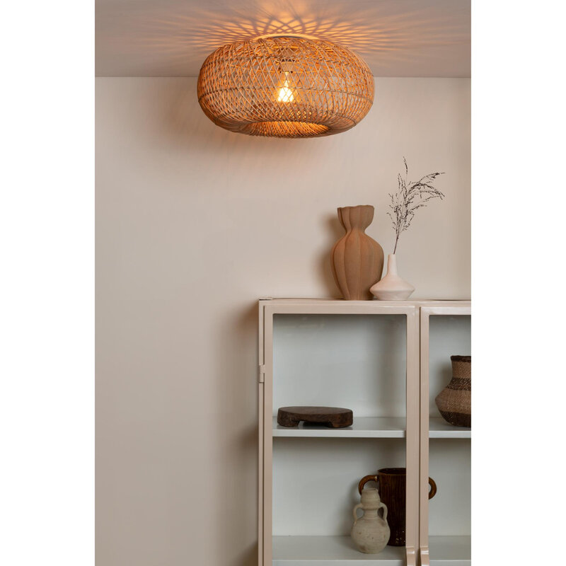 Good&Mojo-collectie Plafonniere Arizona - Naturel - Ø50cm