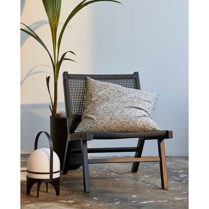 Nordal-collectie VASAI lounge chair, black