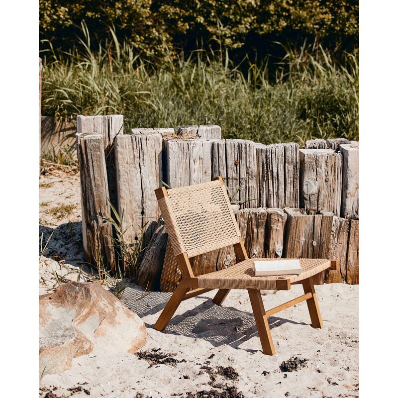 Nordal-collectie VASAI lounge chair, natural